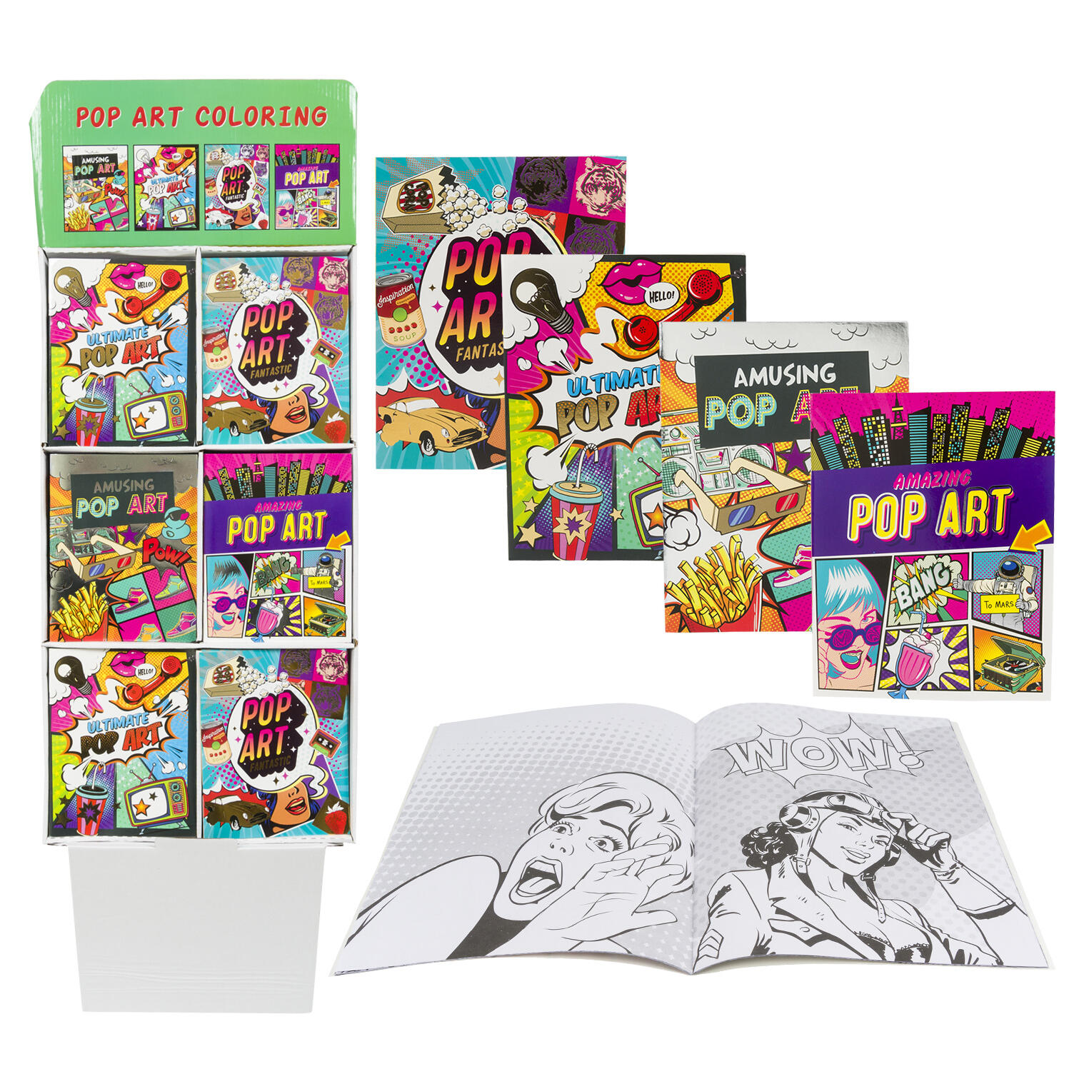 Wholesale pg pop art coloring book