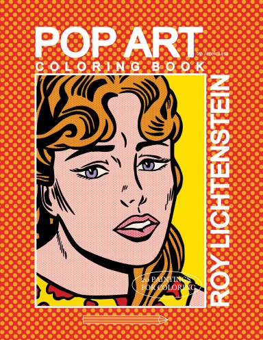 Pop art roy lichtenstein coloring book