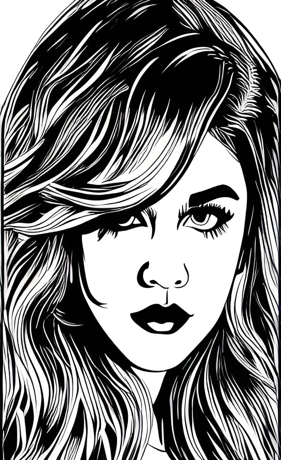 Free printable celebrity colouring page by ladyvalsart on