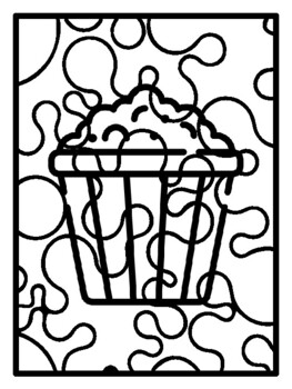 Fun fair end of year activities pop art colorg pages worksheet by swati sharma