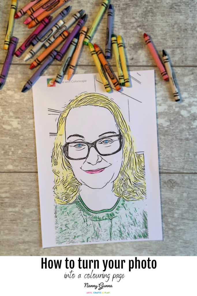 How to turn your photos into a coloring page nannygunna