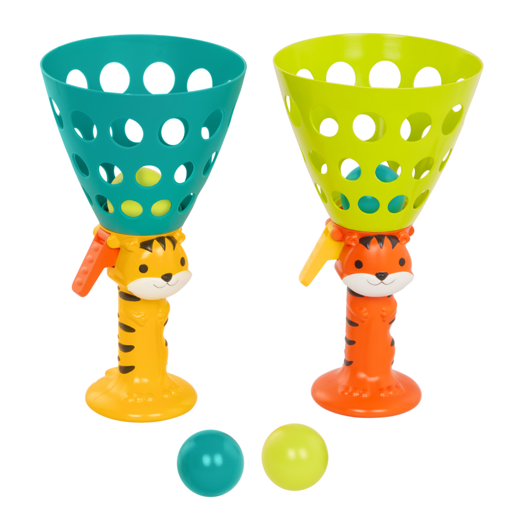 Pop n launch pop catch ball game b toys
