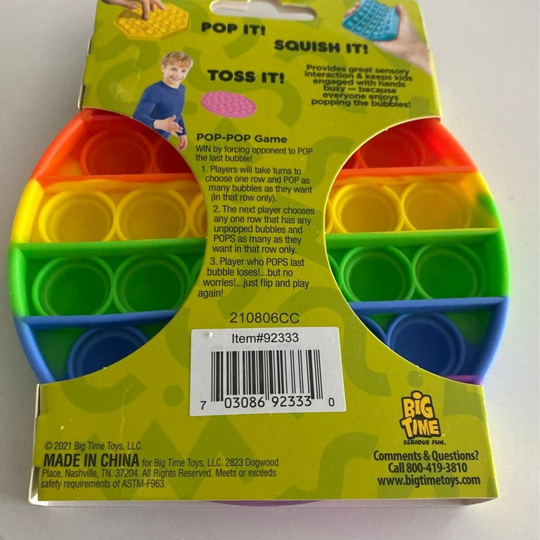 Pop pop poppers rainbow circle