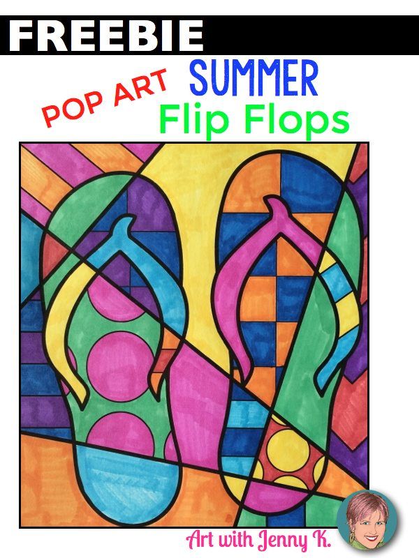 Free flip flop coloring pages great start of the year or summer activity kids art projects summer art art classroom
