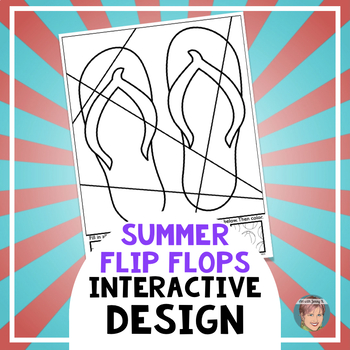 Free flip flop coloring pages great start of the year or summer activity