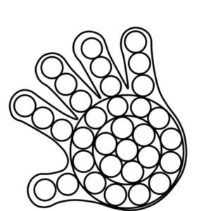 Pop it coloring pages printable for free download