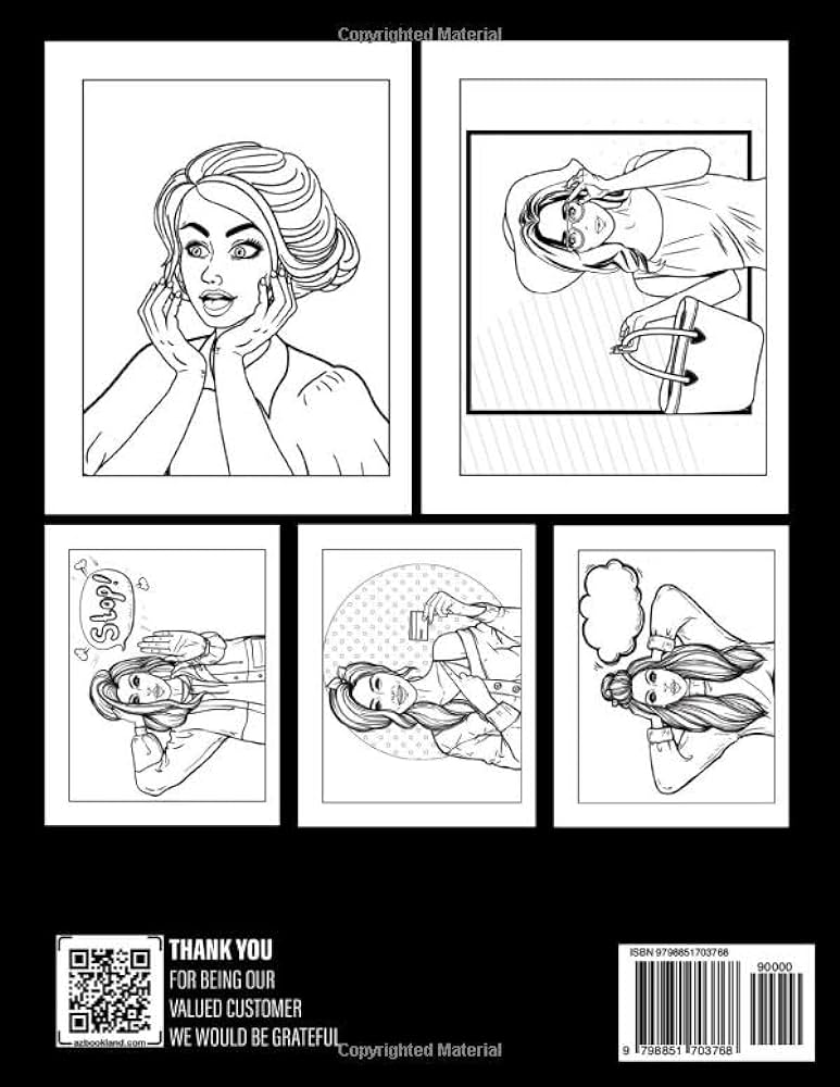 Pop art portraits womens coloring book unique designs of gorgeous womens faces featuring fun and easy coloring pages for teens adults to relax and unwind barron wilfred books