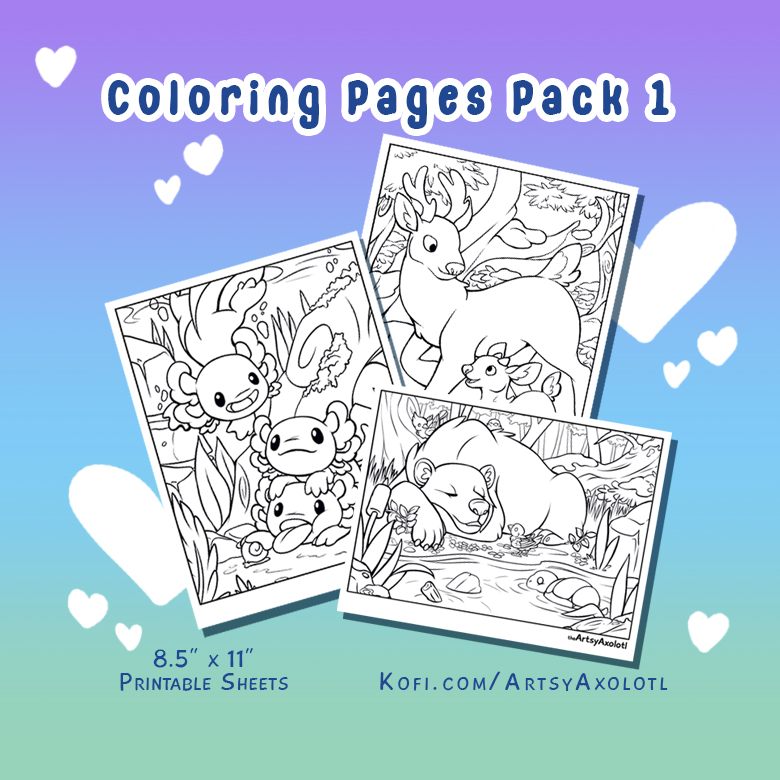 Coloring pages pack