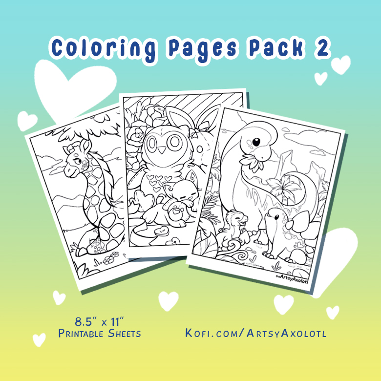 Coloring pages pack