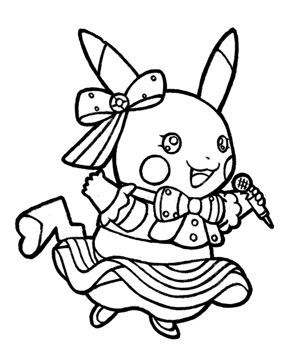 Pikachu pop star by realarpmbq on