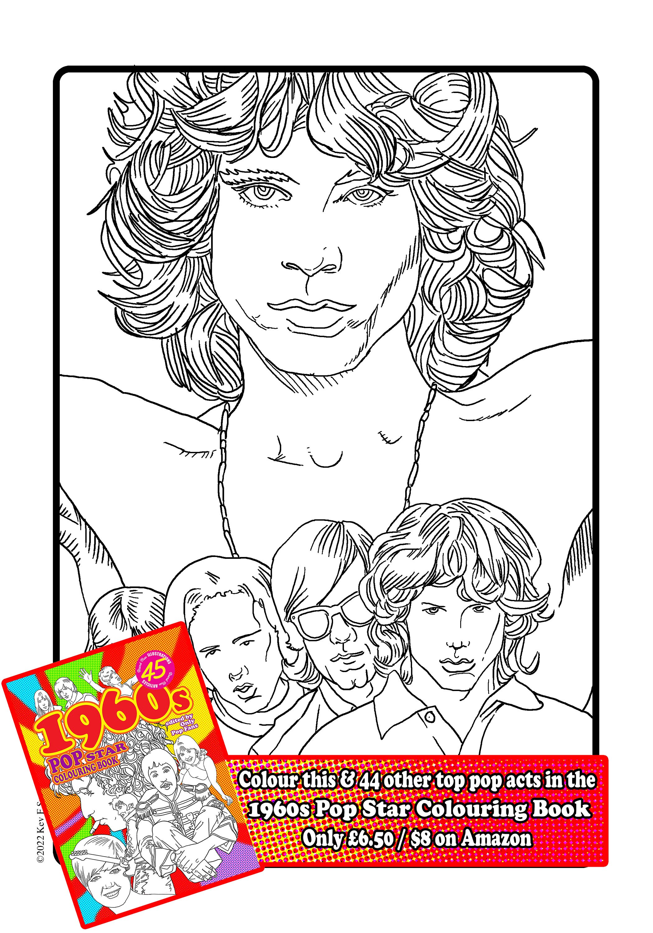S pop star colouring book signed