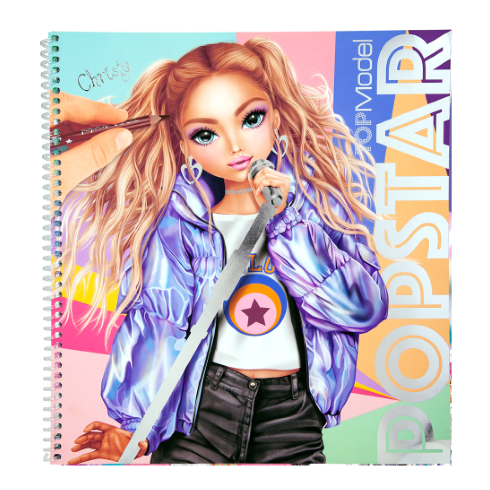 Top model pop star louring book â toy kingdom