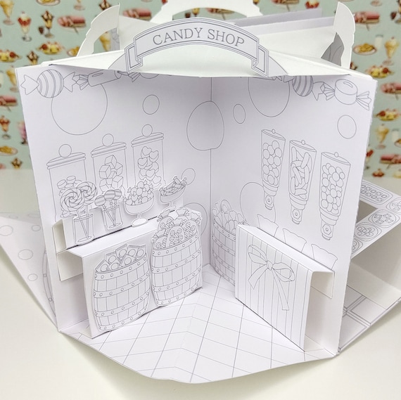Download coloring book type miniature pop