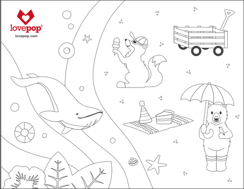 Activity sheets coloring pages