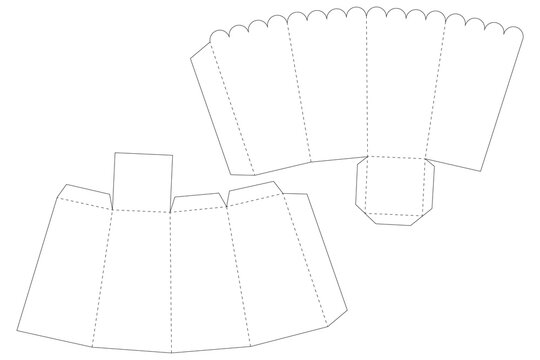 Popcorn box template images â browse photos vectors and video