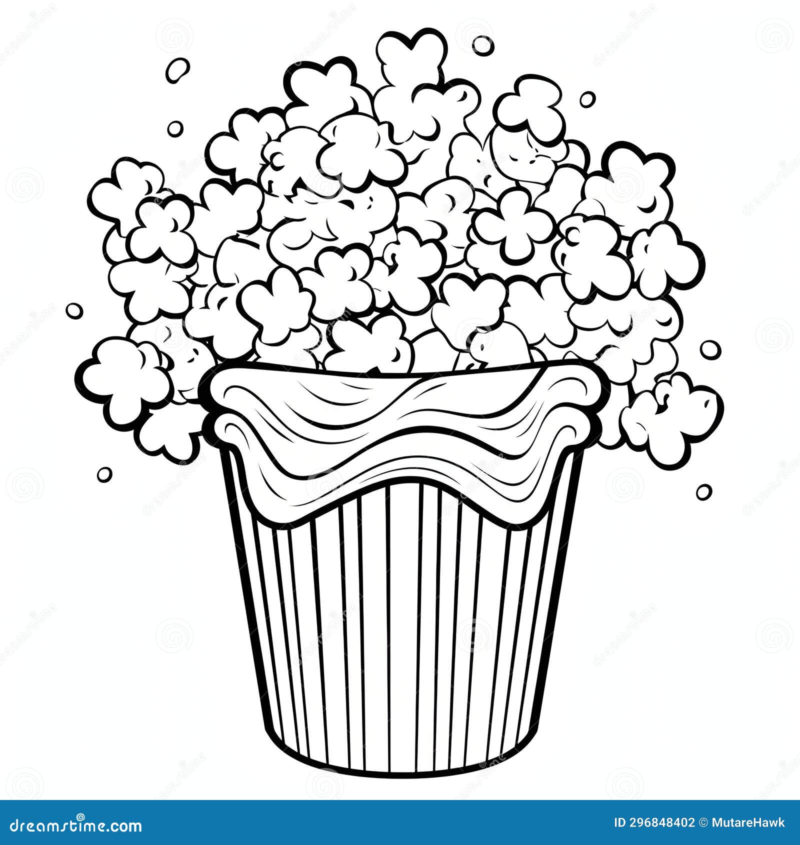 Popcorn coloring stock illustrations â popcorn coloring stock illustrations vectors clipart
