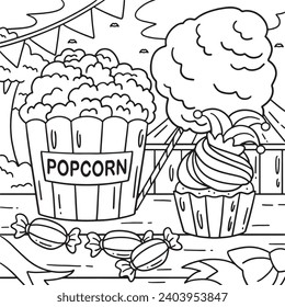 Popcorn coloring book images stock photos d objects vectors