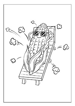 Unleash your creativity with our popcorn coloring pages collection for kids pdf