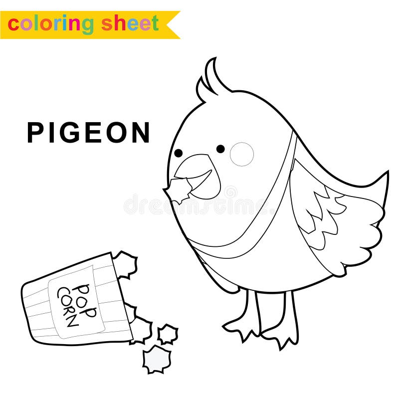 Popcorn coloring stock illustrations â popcorn coloring stock illustrations vectors clipart