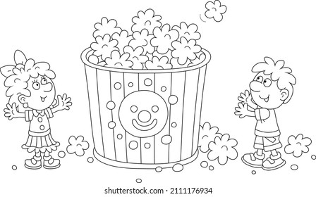 Thousand corn vector colouring book royalty