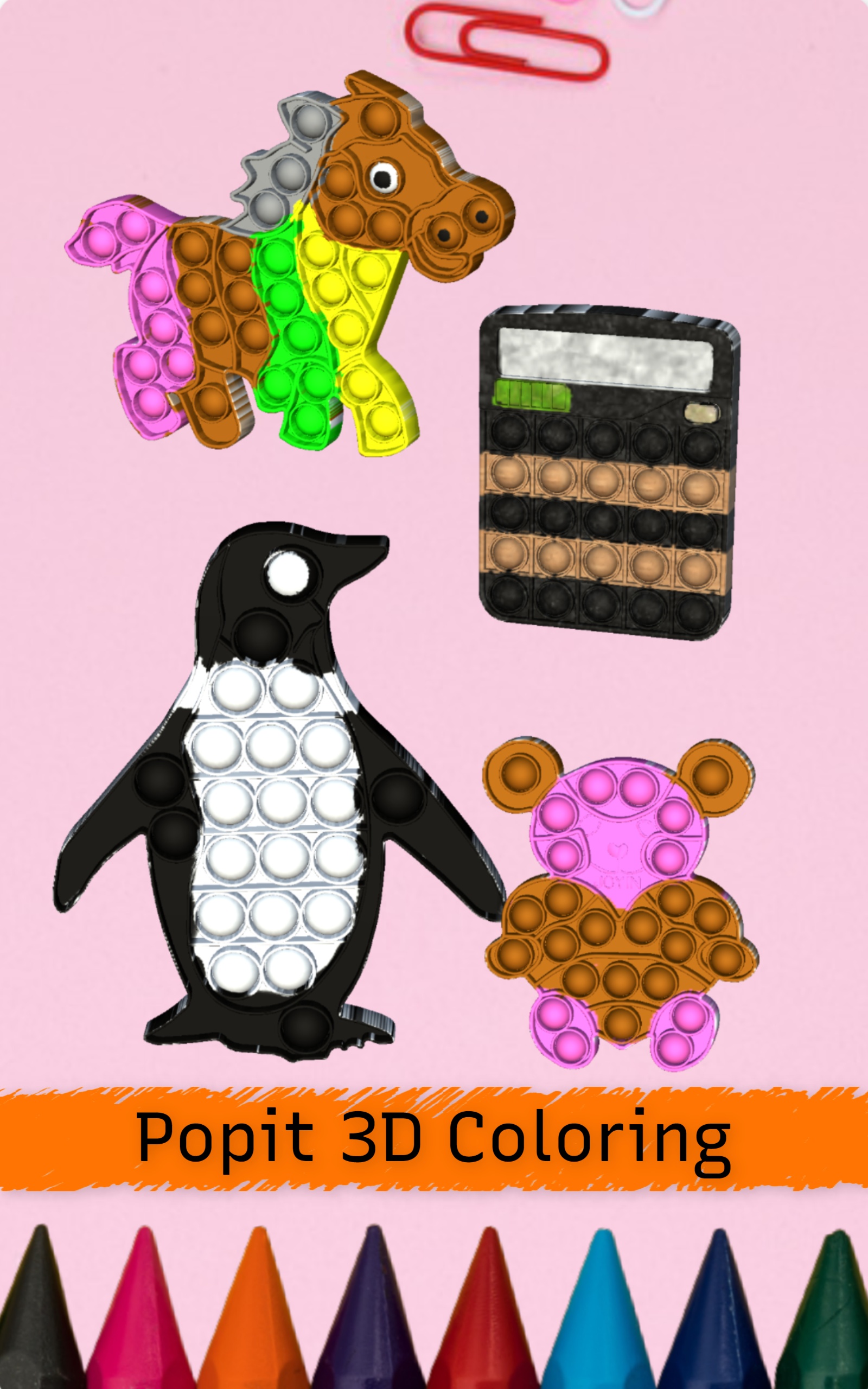 Popit d antistress coloring coloring fun with pop it fidget toys free coloring book of pop it coloring games