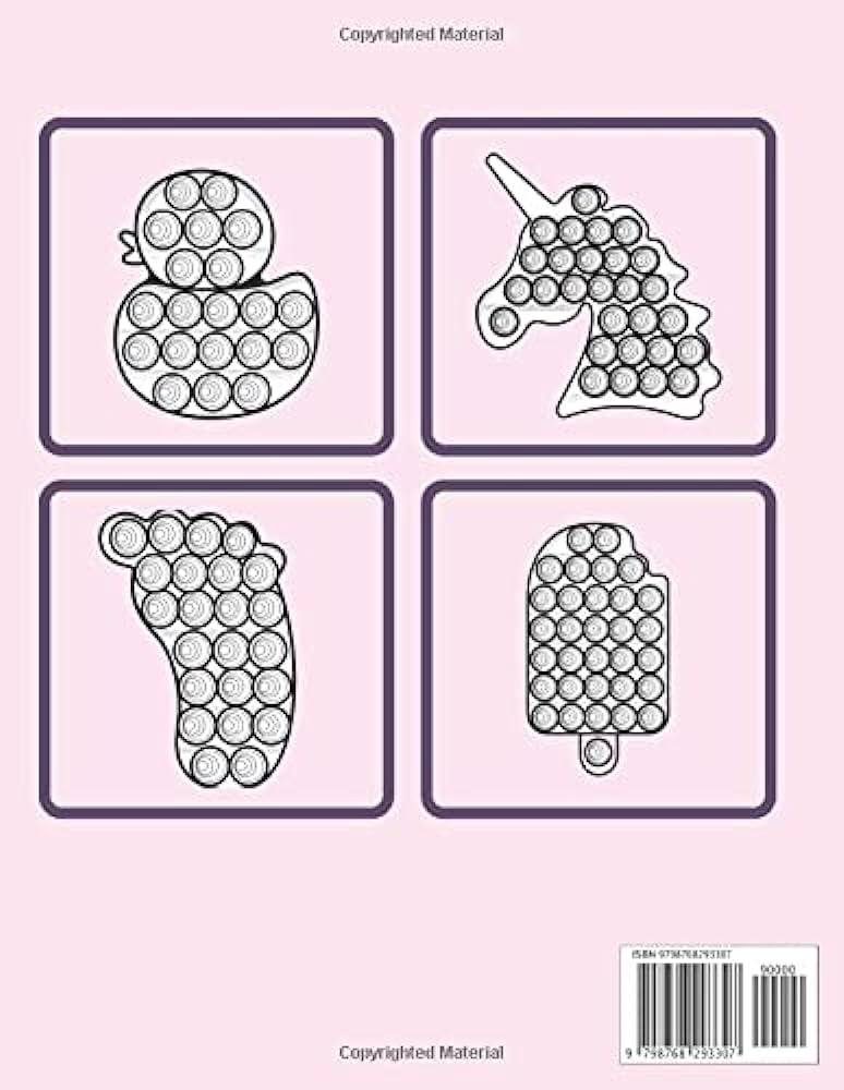 Pop it coloring book pop it coloring books for kids popp it fidget theme coloring book for kids herlock sholmes books