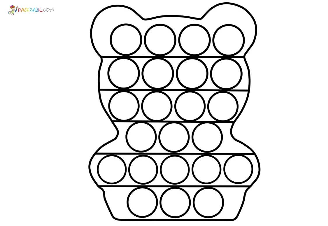 Pop it coloring pages new pictures free printable