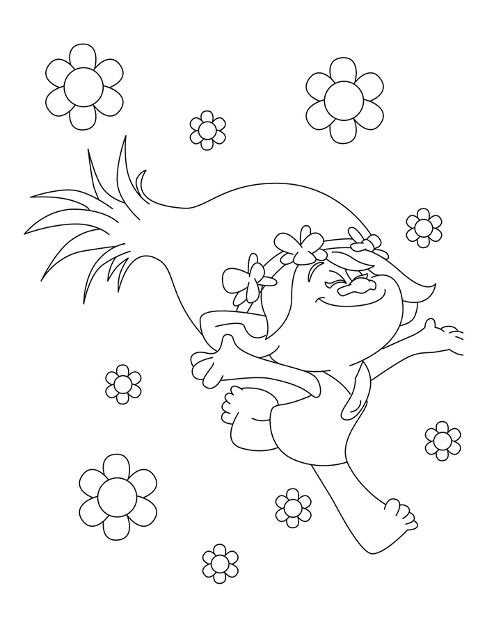 Trolls coloring pages by coloringpageswk on