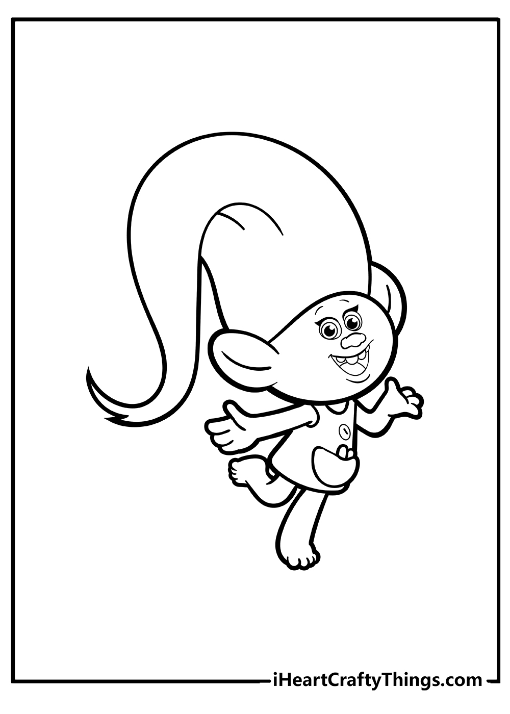 Troll coloring pages free printables