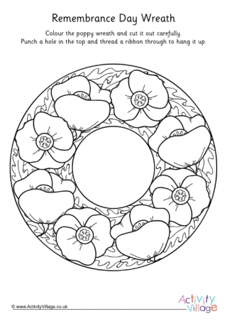 Remembrance day louring pages