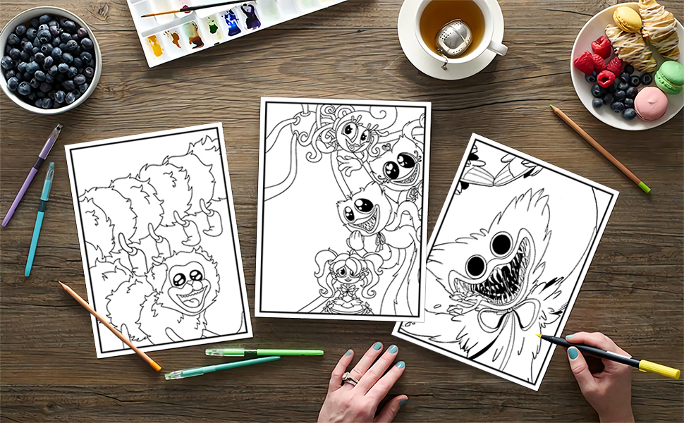 Poppy playtime chapter coloring book poppy playtime chapter coloring book with over beautiful coloring pages for everyone who loves