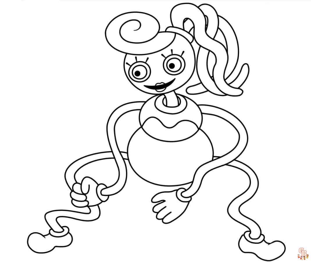 Poppy playtime chapter coloring pages free printable sheets