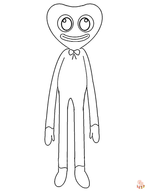 Poppy playtime coloring pages for kids free printable