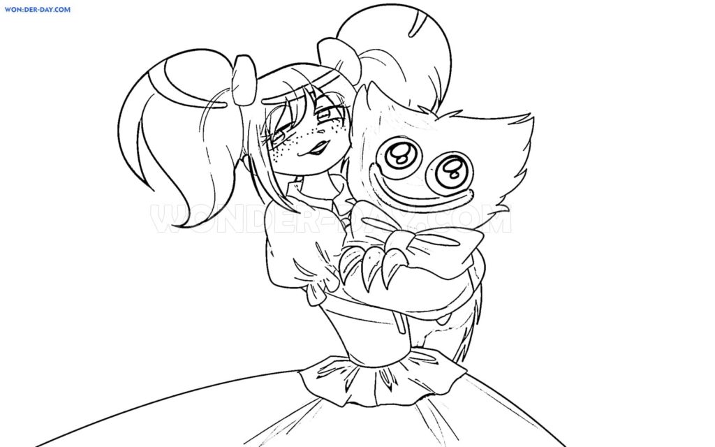 Poppy playtime coloring pages free coloring pages