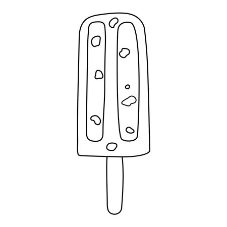 Popsicle coloring pages stock photos and images