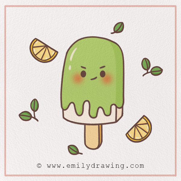 How to draw a popsicle â emily drawing