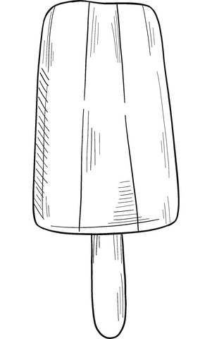 Popsicle coloring page free printable coloring pages