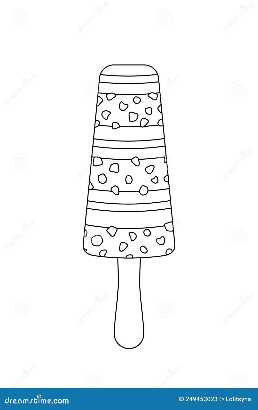 Popsicle coloring stock illustrations â popsicle coloring stock illustrations vectors clipart