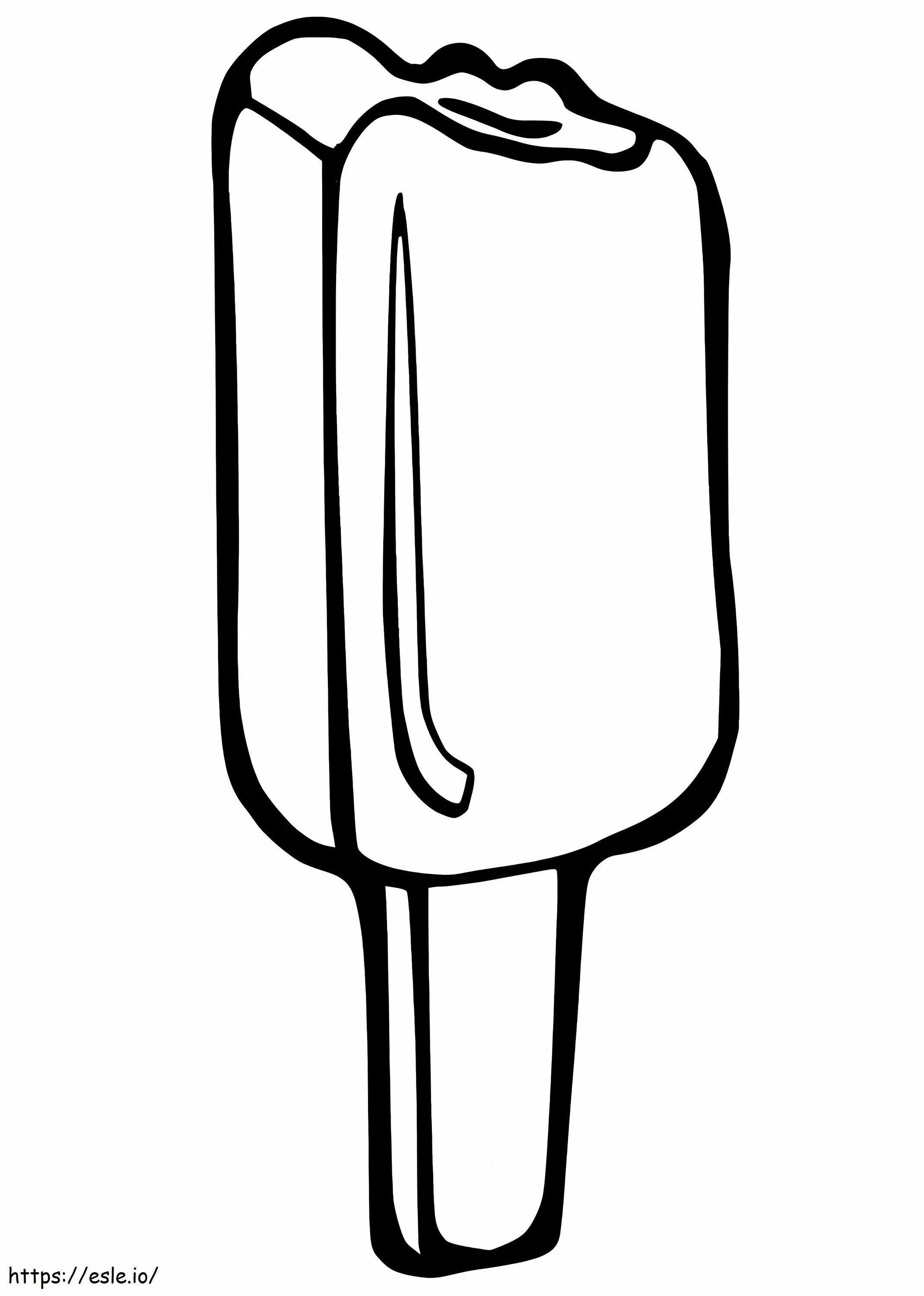 Print popsicle coloring page