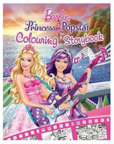 Barbie princess the popstar coloring books at retro reprints