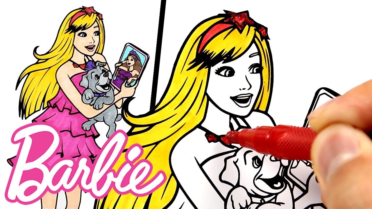 Barbie the princess and the popstar coloring pages princess tori and popstar keira