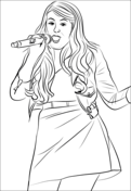 Pop stars celebreties coloring pages free coloring pages