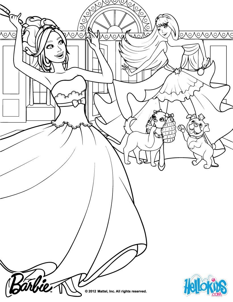 Coloring pages tori keira best friends forever