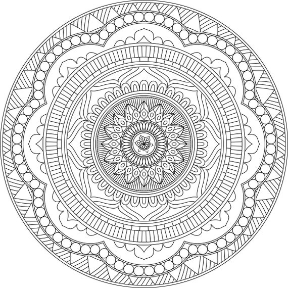 Stress relief coloring printable young adult coloring book printable x pdf mandala coloring pages anti stress colouring pages