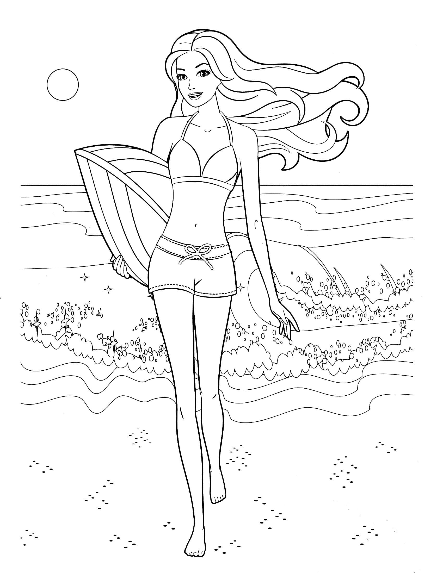 Desenhos de pãr do sol para colorir