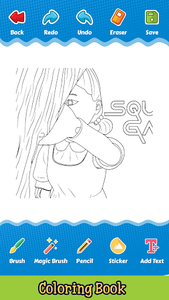 Squid games coloring books for android