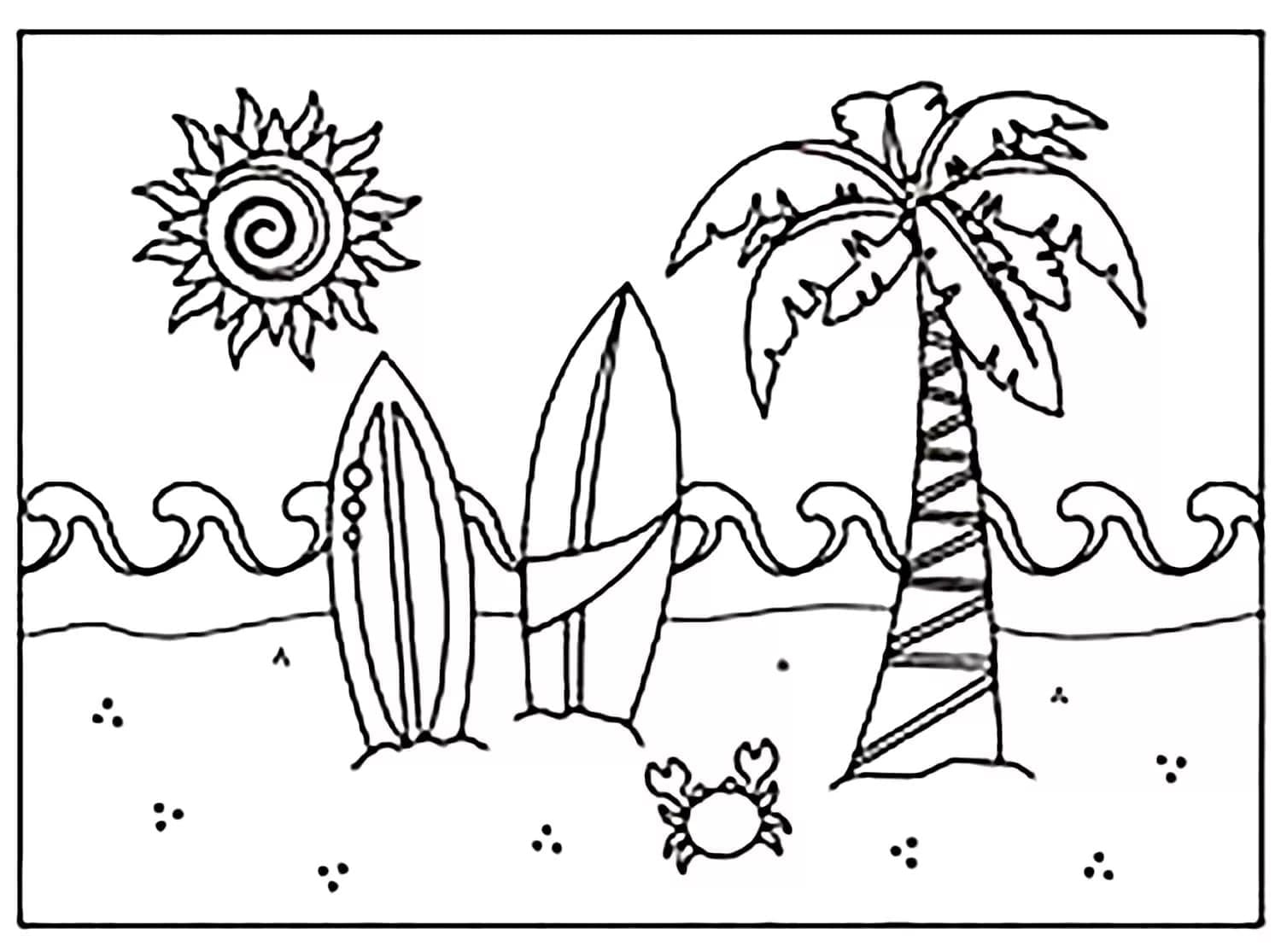 Desenhos de pãr do sol para colorir