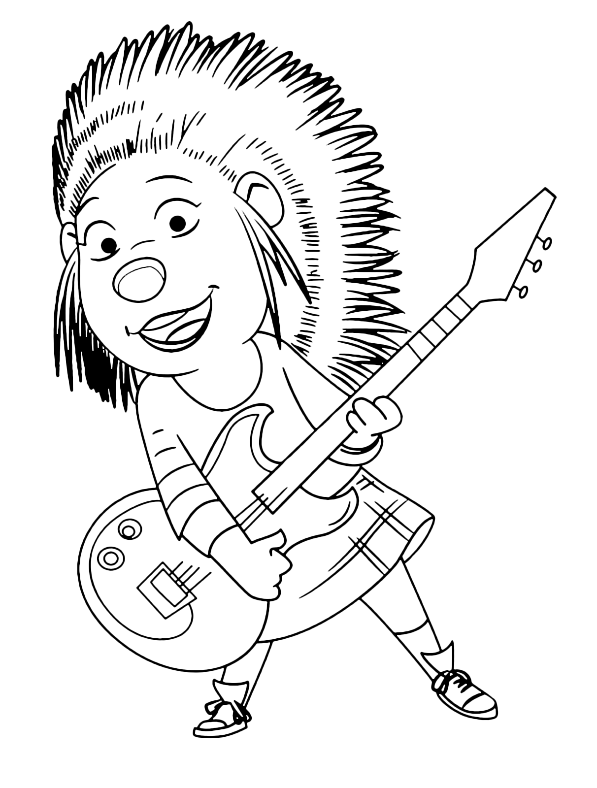 Porcupine coloring pages