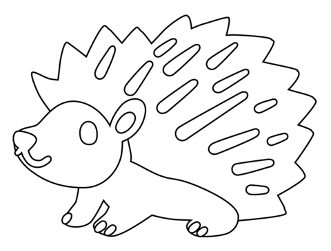 Hedgehog emoji coloring page free printable coloring pages