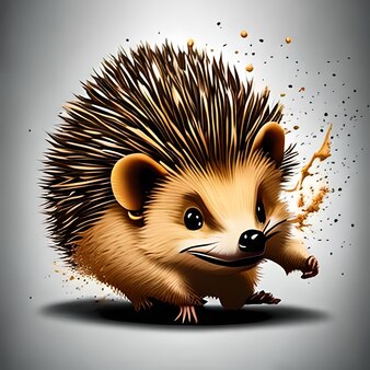Page porcupine sticker pictures